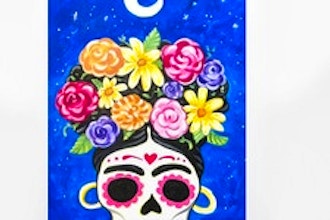 Paint Nite: Calavera de Frida 